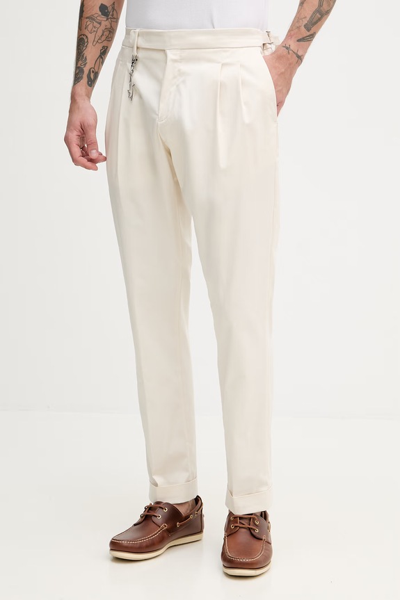 Paul&Shark Παντελόνι Ανδρικό με lyocell μπεζ 26414013