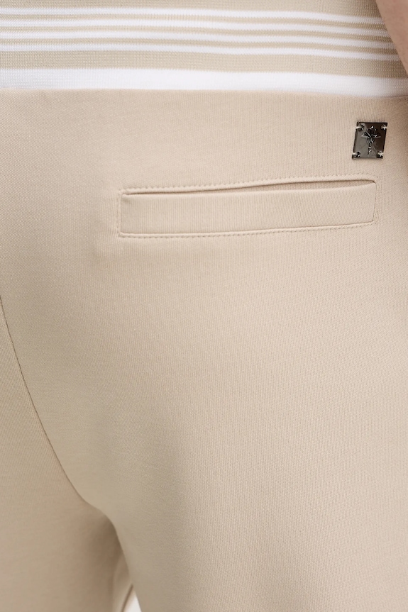 Βαμβακερό παντελόνι Joop! μπεζ 30100510