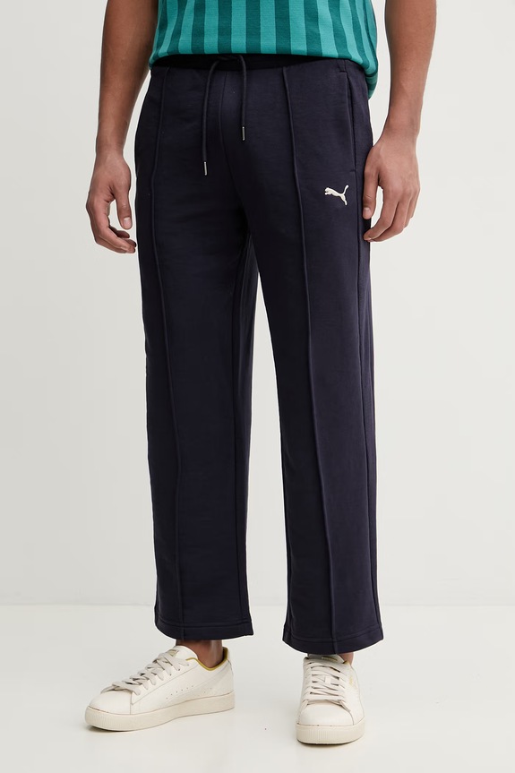 Puma pantaloni de trening Class relax uni bleumarin 692072