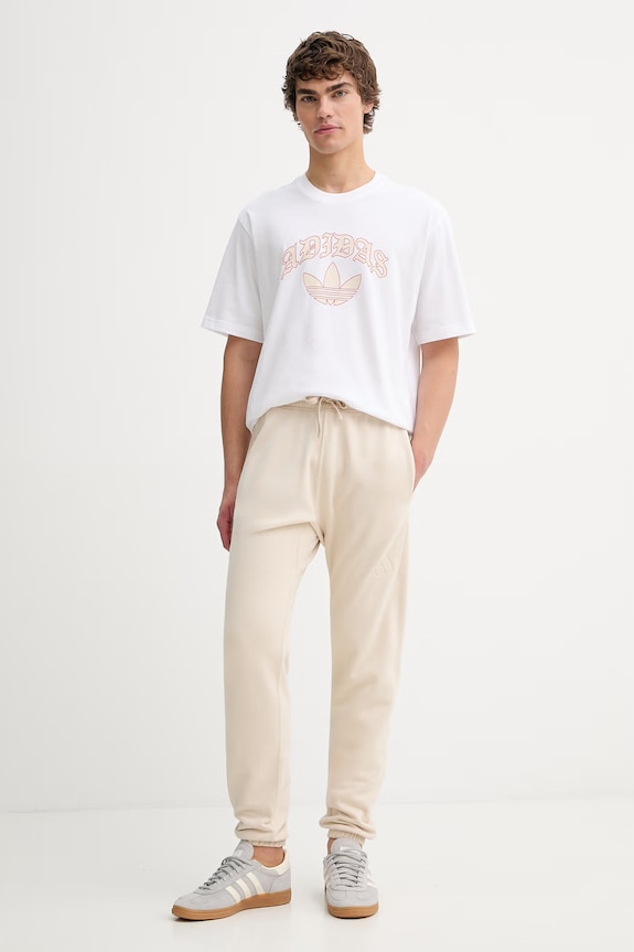 Παντελόνι φόρμας adidas KC3173 μπεζ SS26