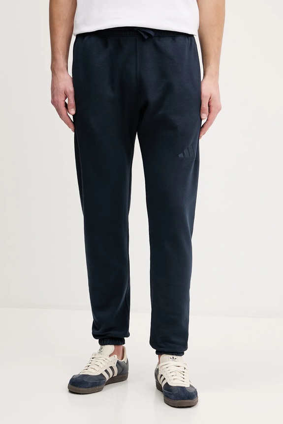 Donji dio trenirke adidas pletivo mornarsko plava KC3177