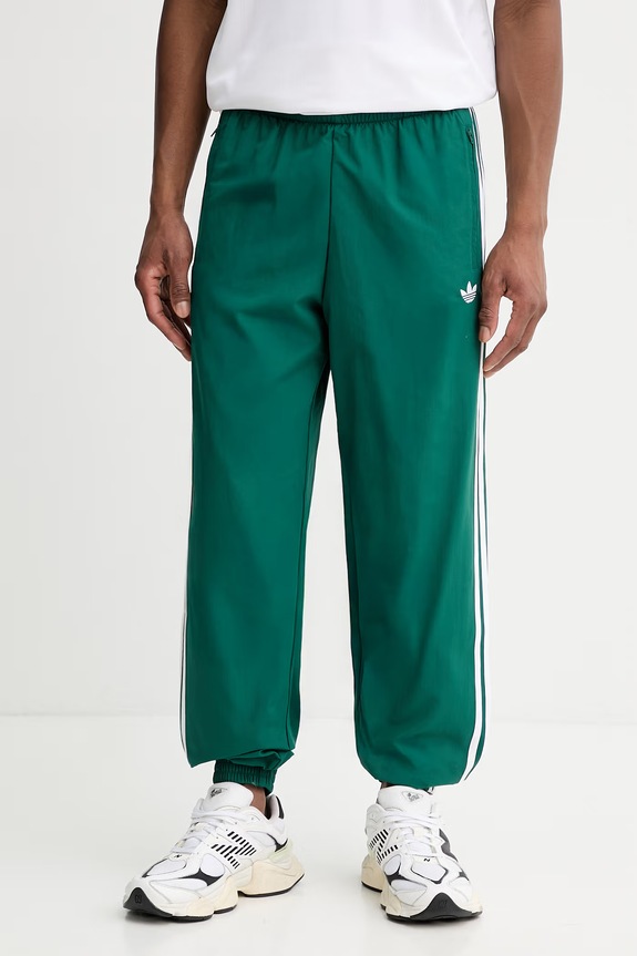 Tepláky adidas Originals Firebird látka zelená KC8032