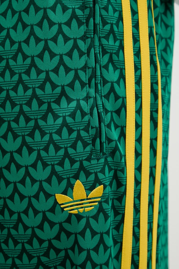 adidas Originals teplákové nohavice pánske Firebird zelená KD0396