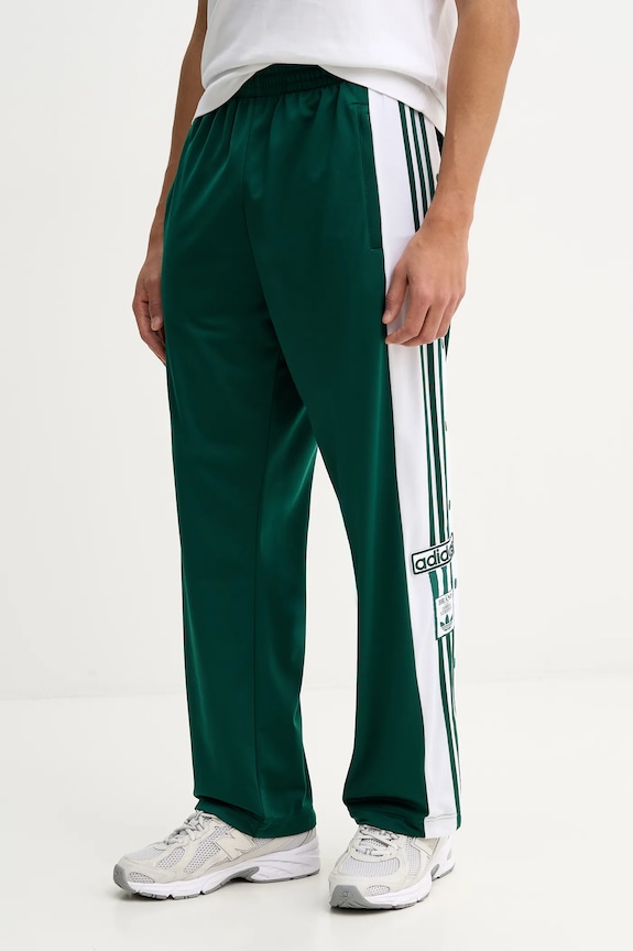 Spodnji del trenirke adidas Originals Adibreak Pletenina zelena KD1514