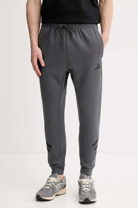 adidas spodnie dresowe dzianina szary KD5210