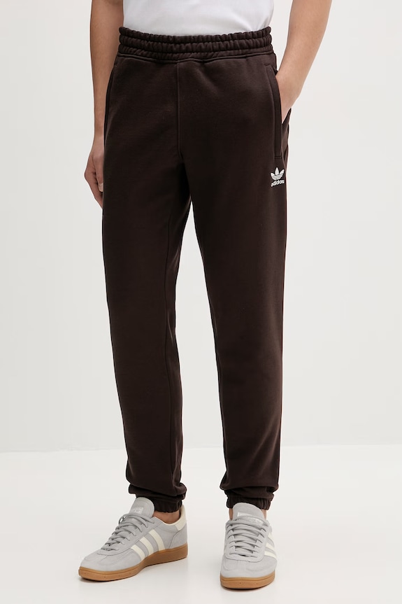 Спортивные штаны adidas Originals аппликация коричневый KE1140