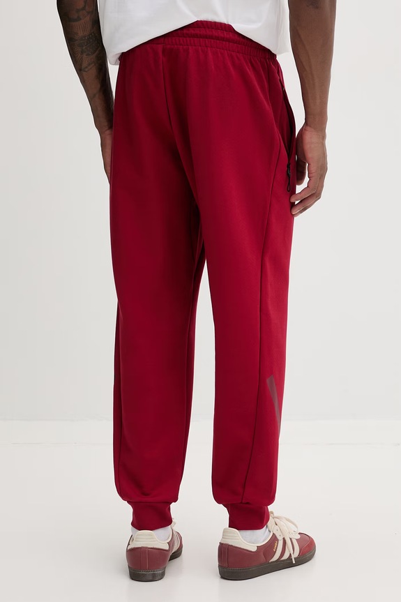 Îmbrăcăminte Adidas pantaloni de trening pentru bărbați, cu adaos de bumbac Z.N.E KE4685 rosu