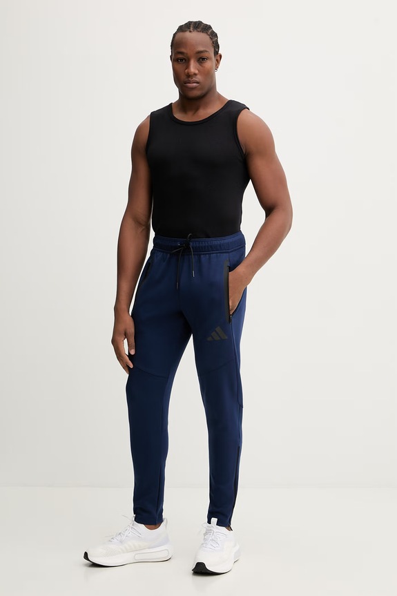Αθλητικό παντελόνι adidas Performance KF6073 σκούρο μπλε SS26