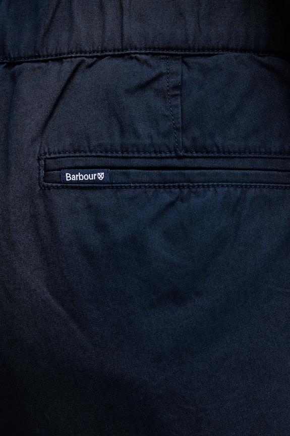 Barbour pantaloni de bumbac Cole bleumarin MTR0756