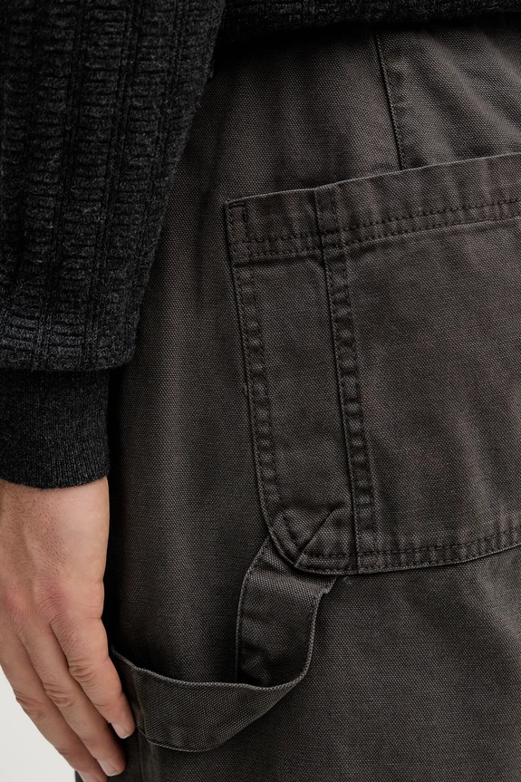 Barbour pantaloni de bumbac Bowland gri MTR0792