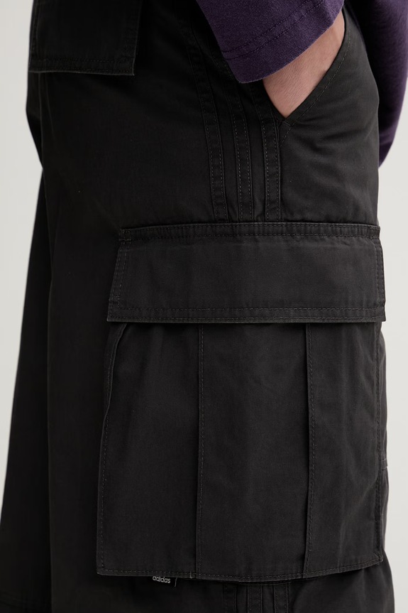 Îmbrăcăminte adidas Originals pantaloni cargo bărbați din bumbac KS6854 gri