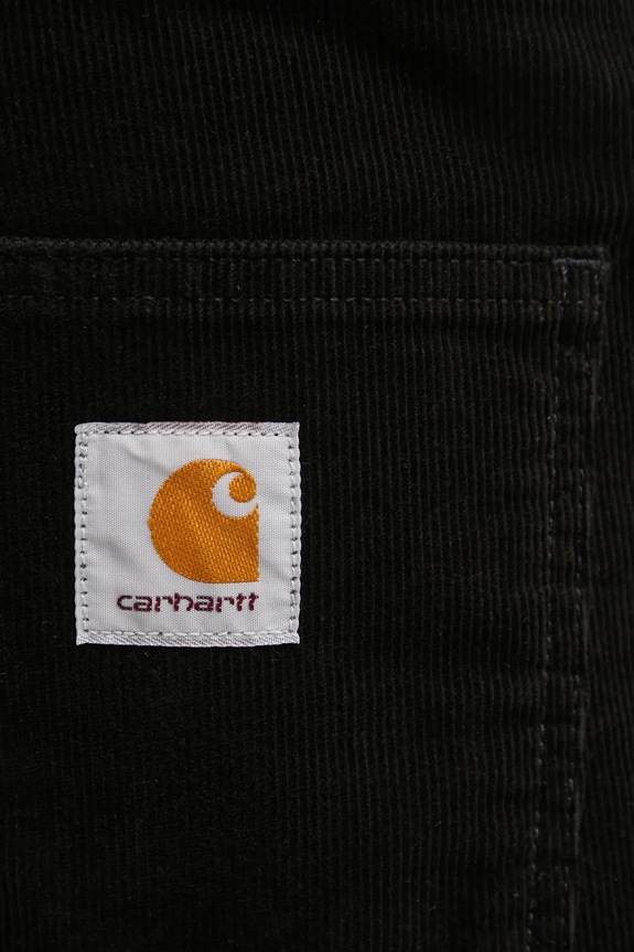 Вельветові штани Carhartt WIP Newel Pant чорний I031456.8902