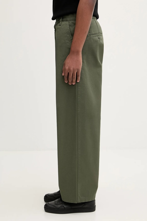 Carhartt WIP pantaloni in cotone Brady Pant I036312.1102 verde SS26