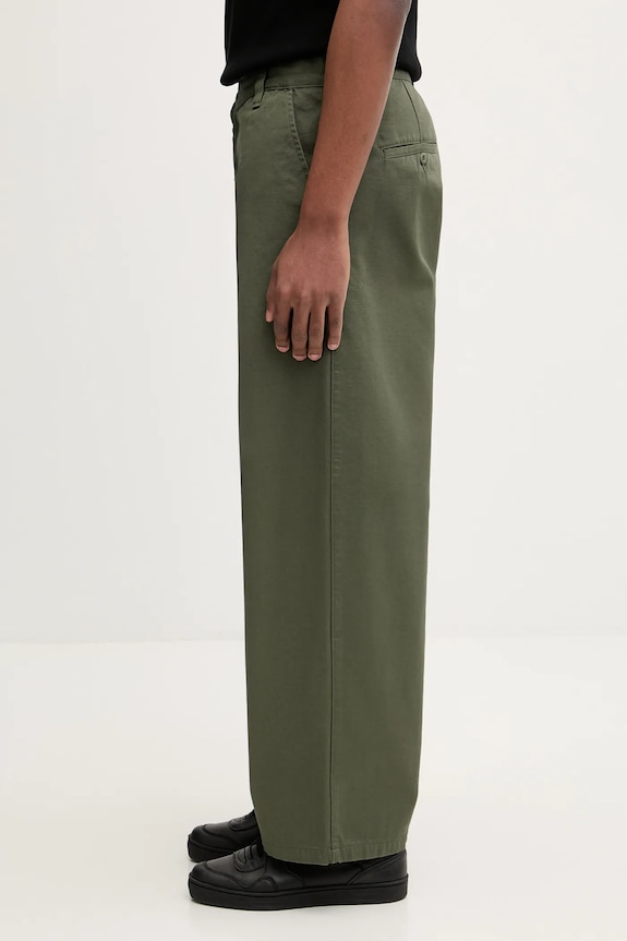Carhartt WIP pantaloni in cotone Brady Pant I036312.1102 verde SS26