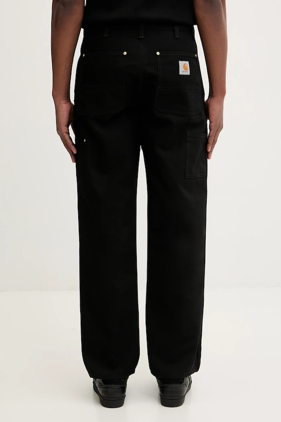 Odzież Carhartt WIP spodnie bawełniane Double Knee Pant I036274.8901 czarny