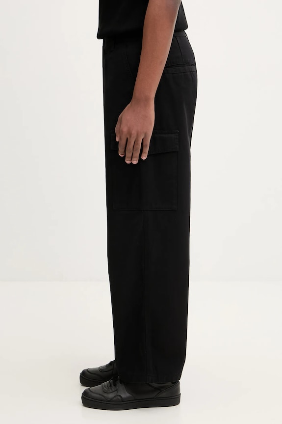 Carhartt WIP cotton trousers Brady Cargo Pant I036313.8902 black SS26