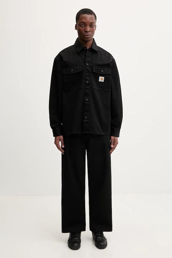 Carhartt WIP cotton trousers Brady Cargo Pant I036313.8902 black