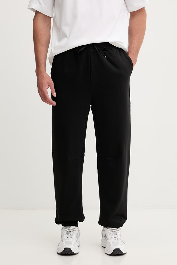 Calvin Klein Performance teplákové nohavice pánske s bavlnou čierna LVGMS6P600