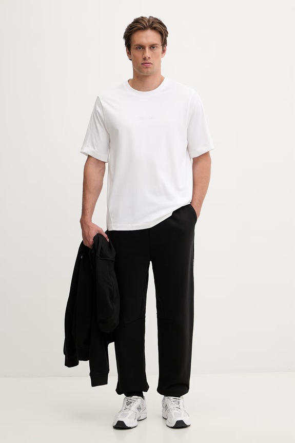 Calvin Klein Performance teplákové nohavice pánske s bavlnou LVGMS6P600 čierna SS26