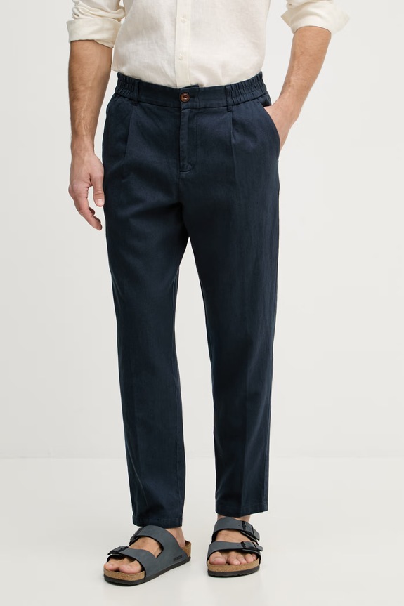 Mos Mosh pantaloni pentru bărbați, cu in Baldo bleumarin 510150