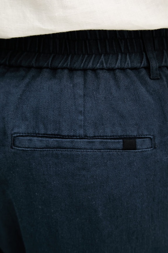 Mos Mosh pantaloni pentru bărbați, cu in Baldo bleumarin 510150