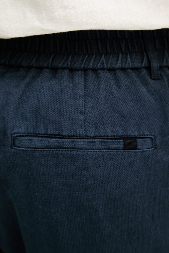Mos Mosh pantaloni pentru bărbați, cu in Baldo bleumarin 510150