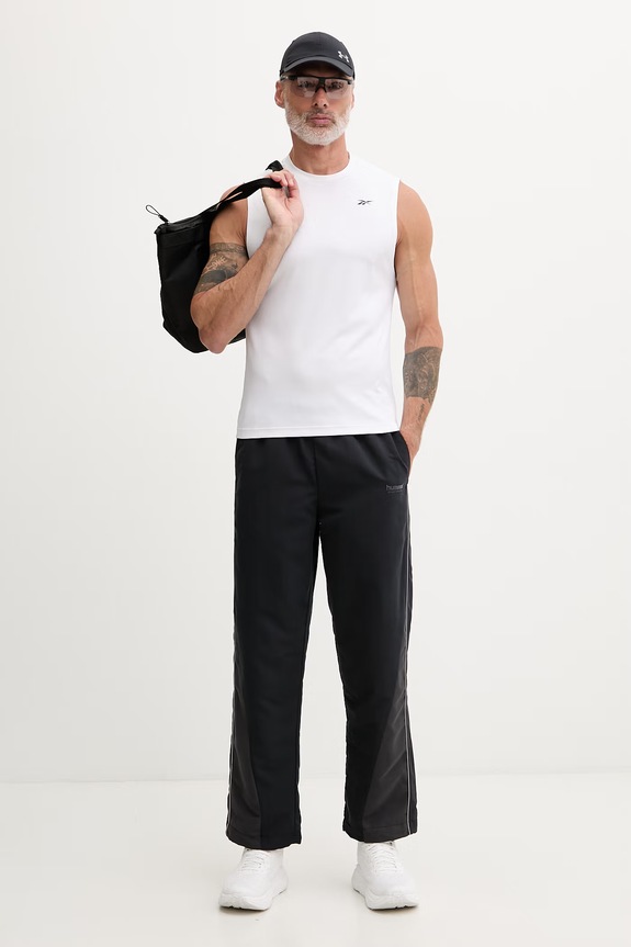 Hummel pantaloni pentru bărbați 232448. negru SS26