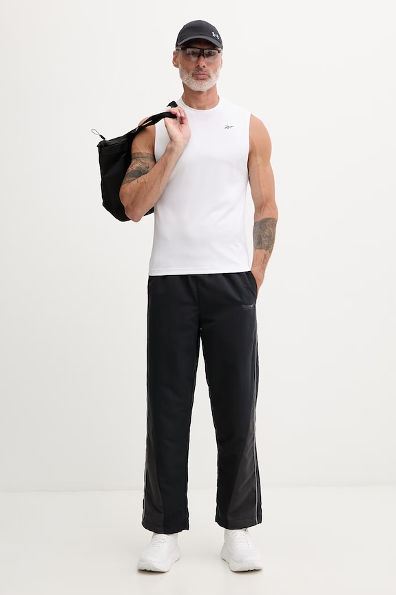 Hummel pantaloni pentru bărbați 232448. negru SS26