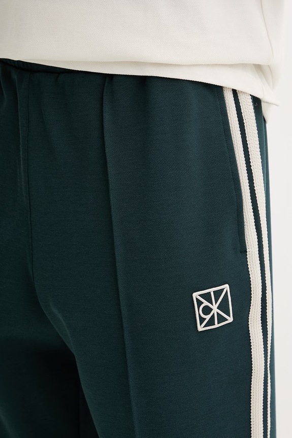 Calvin Klein tepláky pánské z modalem zelená LV04LF237G