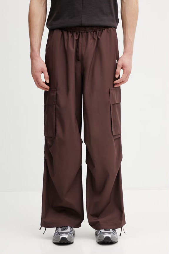 Puma Future pantaloni de trening pentru bărbați maro 633033