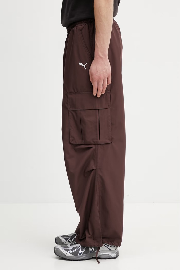 Puma Future pantaloni de trening pentru bărbați 633033 maro SS26