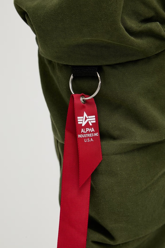 Alpha Industries cargo hlače moške bombažne Tactical Pant zelena 148207