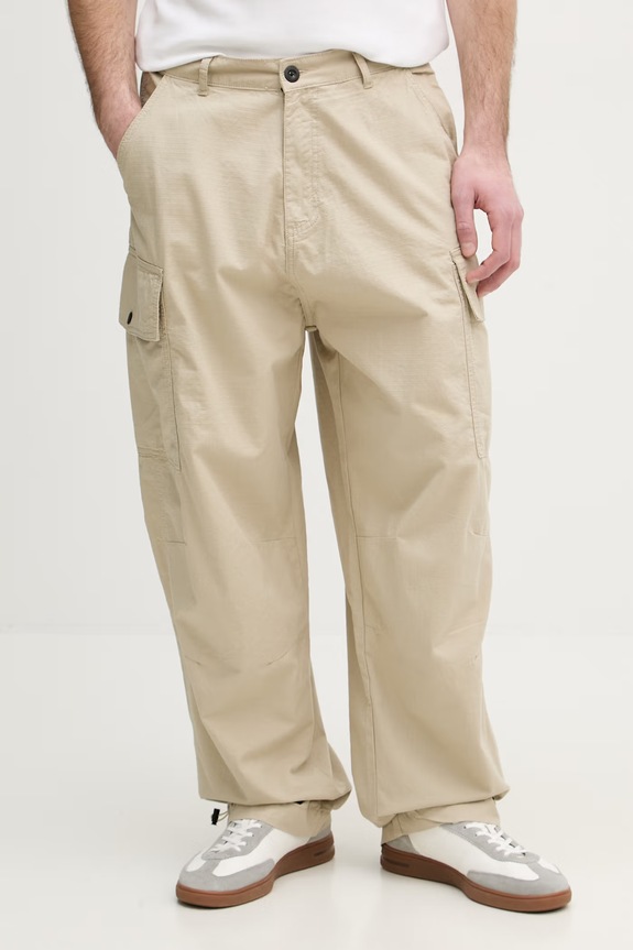 Alpha Industries παντελόνι cargo ανδρικό βαμβακερό Ripstop Cargo Pant μπεζ 258200