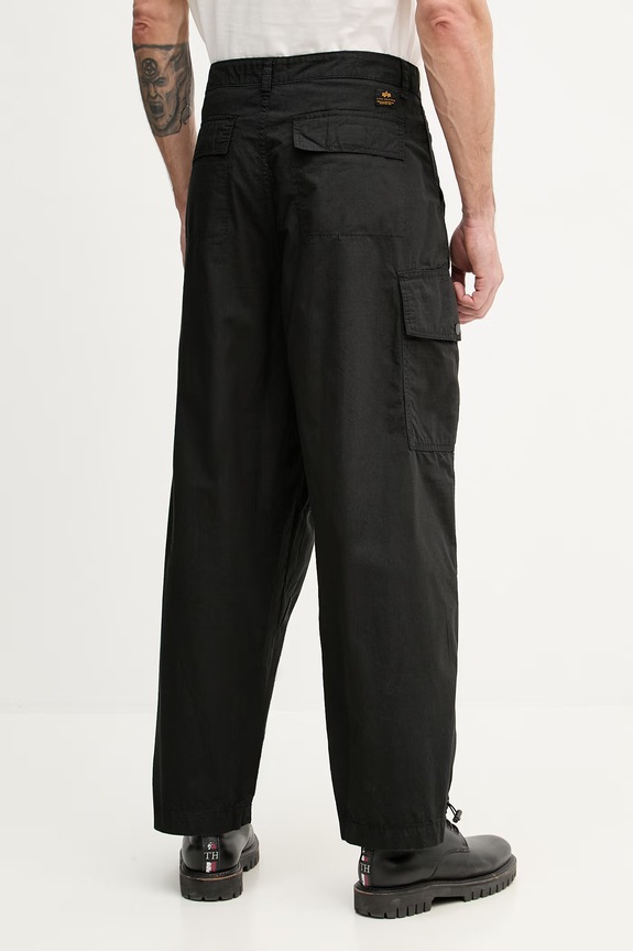 Ruházat Alpha Industries férfi pamut cargo Ripstop Cargo Pant 258200 fekete