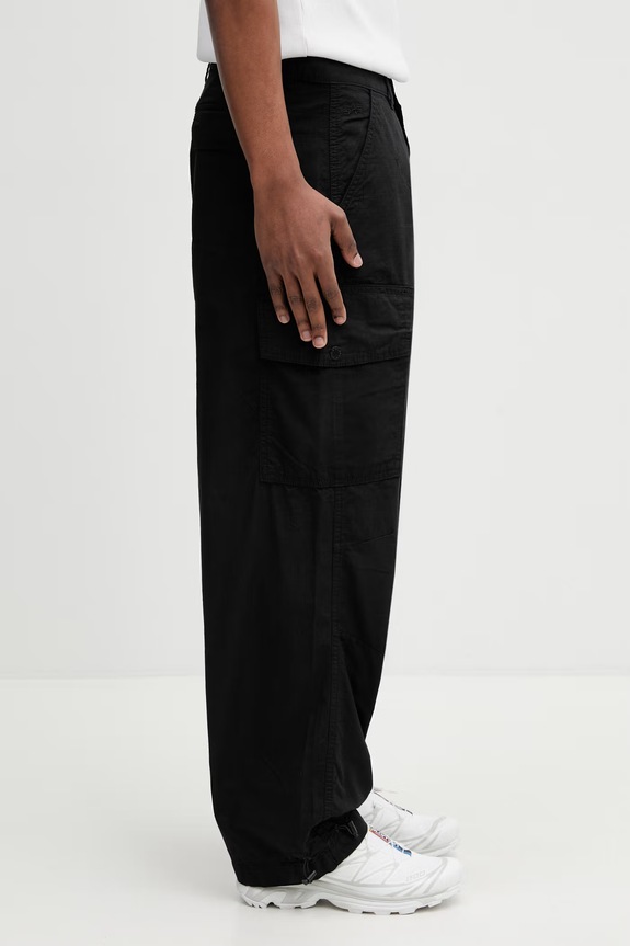 Alpha Industries Ripstop Cargo Pant pantaloni cargo de bumbac pentru bărbați negru 258200