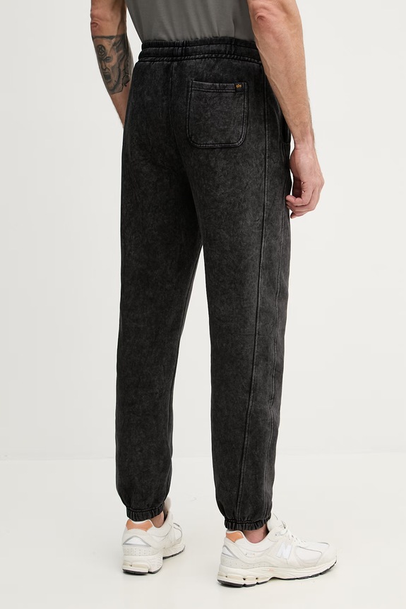 Ruházat Alpha Industries melegítő férfi pamuttal Vintage Basic Jogger SL 258361 fekete