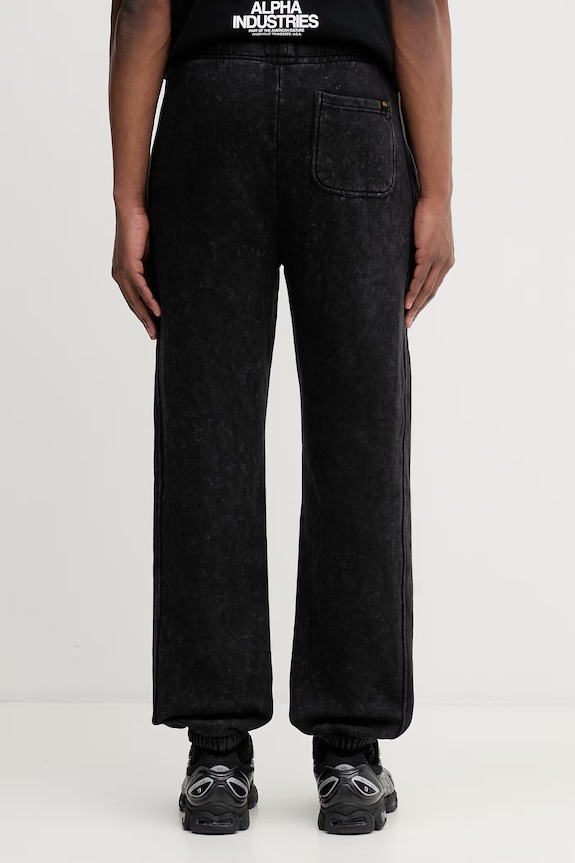 Îmbrăcăminte Alpha Industries Vintage Basic Jogger SL pantaloni de trening cu bumbac pentru bărbați 258361 negru