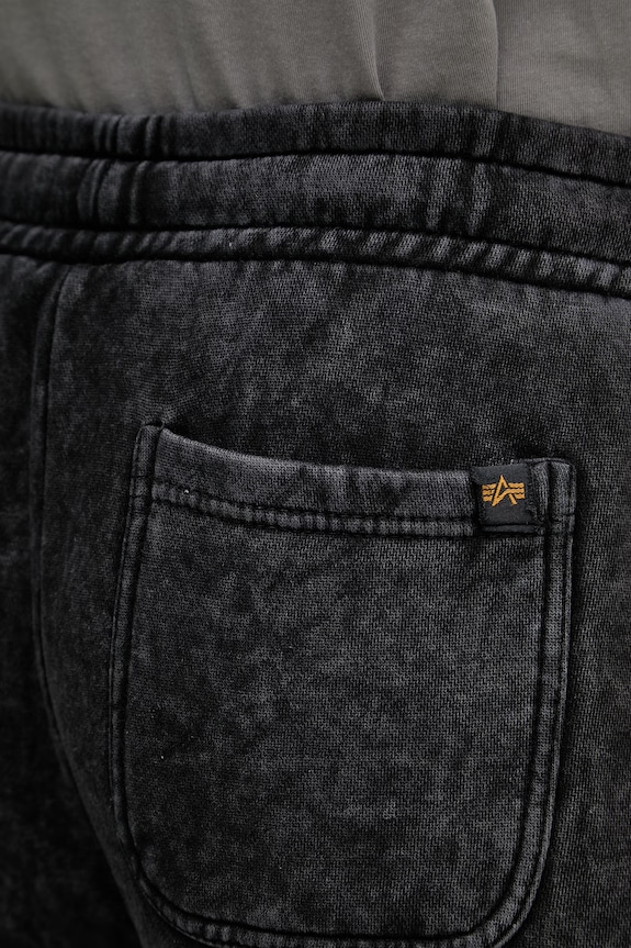 Alpha Industries melegítő férfi pamuttal Vintage Basic Jogger SL fekete 258361