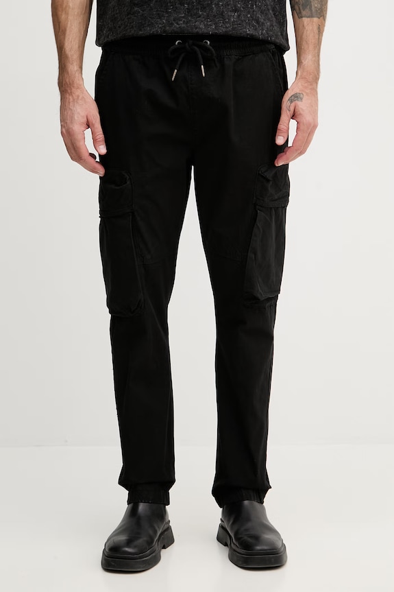 Alpha Industries alsó férfi pamut Division Pant fekete 266203
