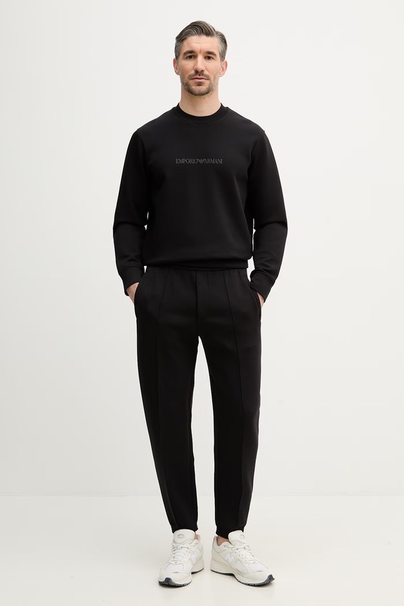 Donji dio trenirke Emporio Armani EM004542.AF10013 crna SS26