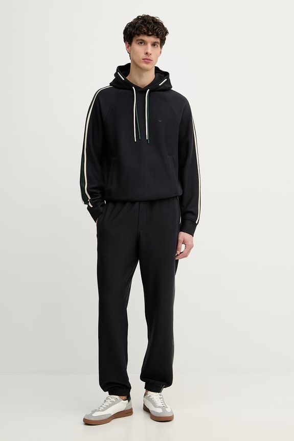 Emporio Armani teplákové nohavice pánske EM005200.AF24209 tmavomodrá SS26