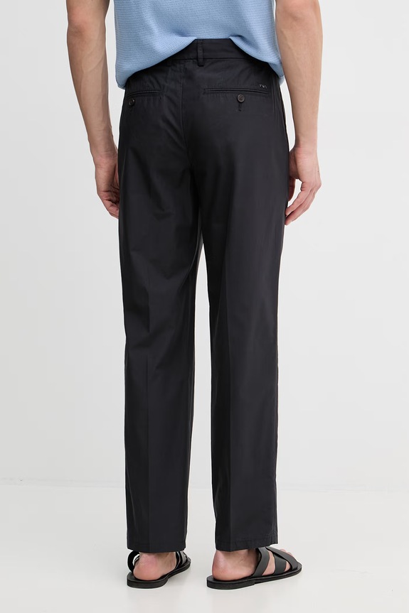 Oblečenie Emporio Armani nohavice chinos pánske bavlnené EM005898.AF25633 tmavomodrá
