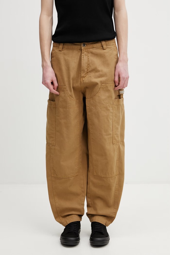 Alpha Industries Workwear Deck spodnie cargo bawełniane męskie zielony 258207