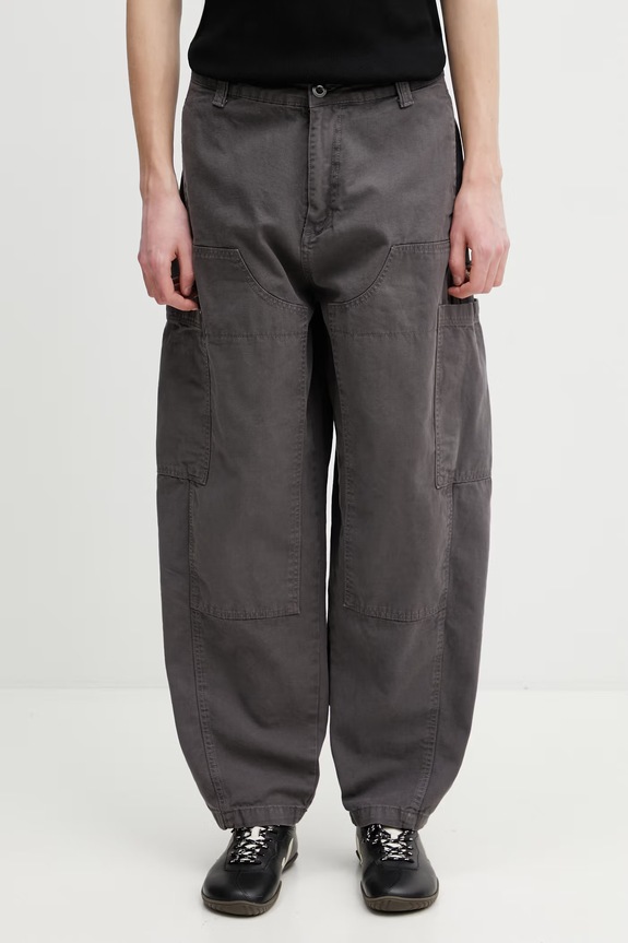 Alpha Industries Workwear Deck pantaloni cargo din bumbac pentru bărbați gri 258207