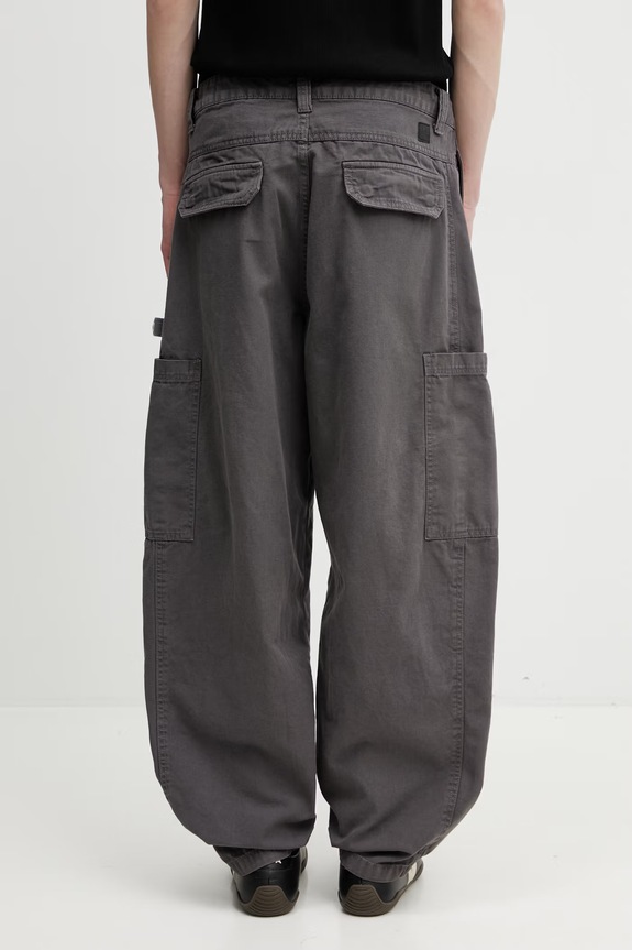 Îmbrăcăminte Alpha Industries Workwear Deck pantaloni cargo din bumbac pentru bărbați 258207 gri