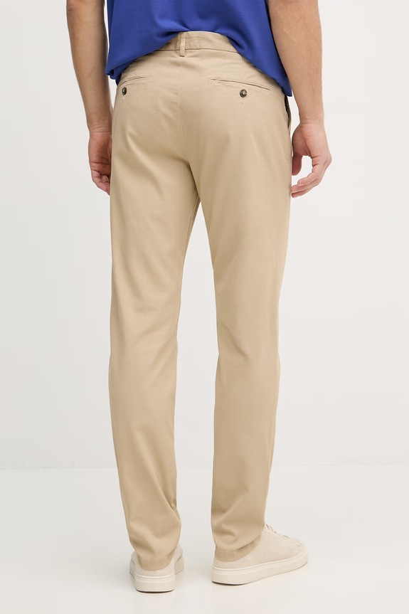 Oblečenie Trussardi nohavice carrot pánske bavlnené s elastanom P705M500124N béžová