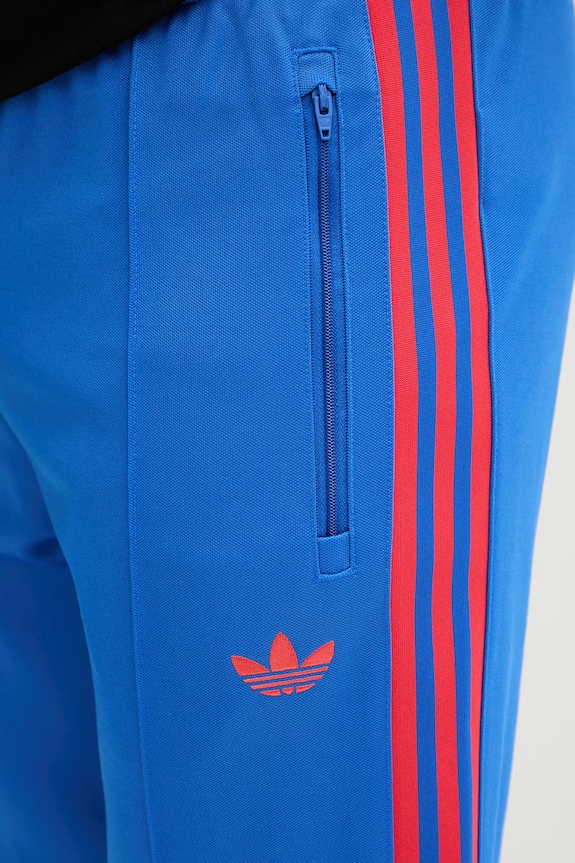 adidas Originals teplákové nohavice pánske s bavlnou Beckenbauer modrá KE2415