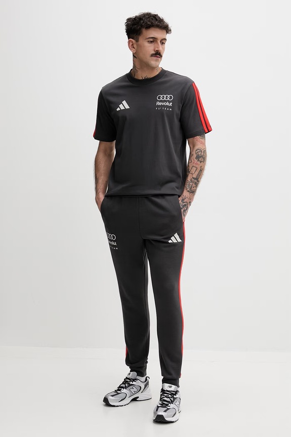 adidas donji dio trenirke za muškarce x Audi KE6783 siva SS26