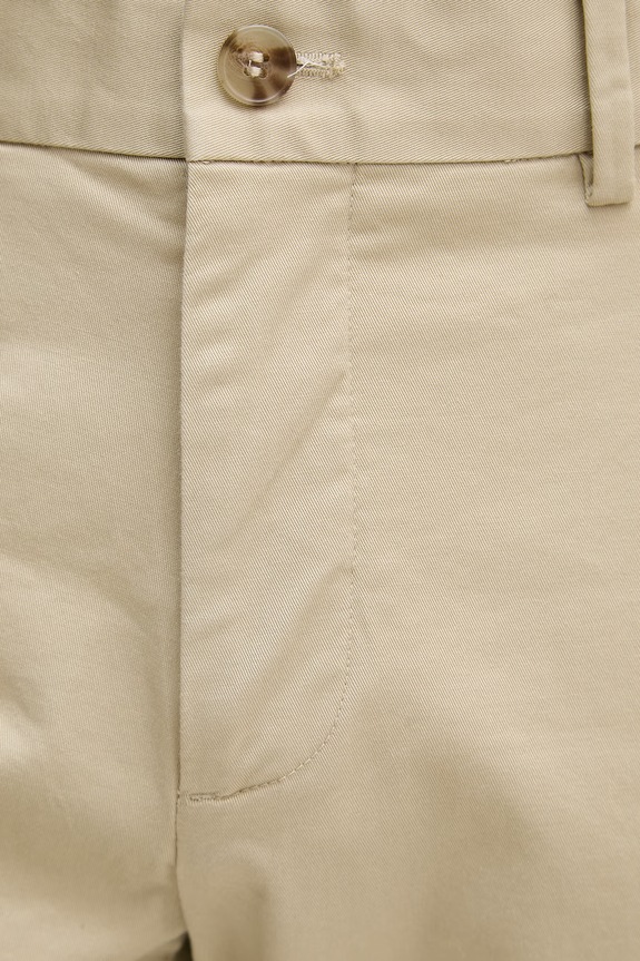 Sisley pantaloni chinos pentru bărbați, din bumbac cu elastan bej 4LWZSF05Z