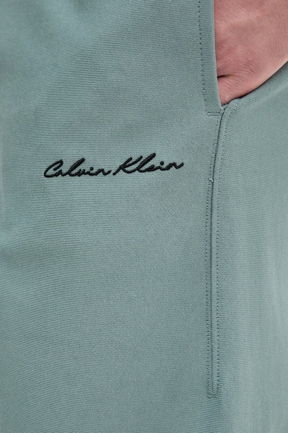 Calvin Klein Jeans pantaloni de trening pentru bărbați verde LV04RF249G